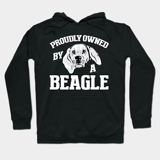 Proudly owned  by a beagle Hoodie by doglover21